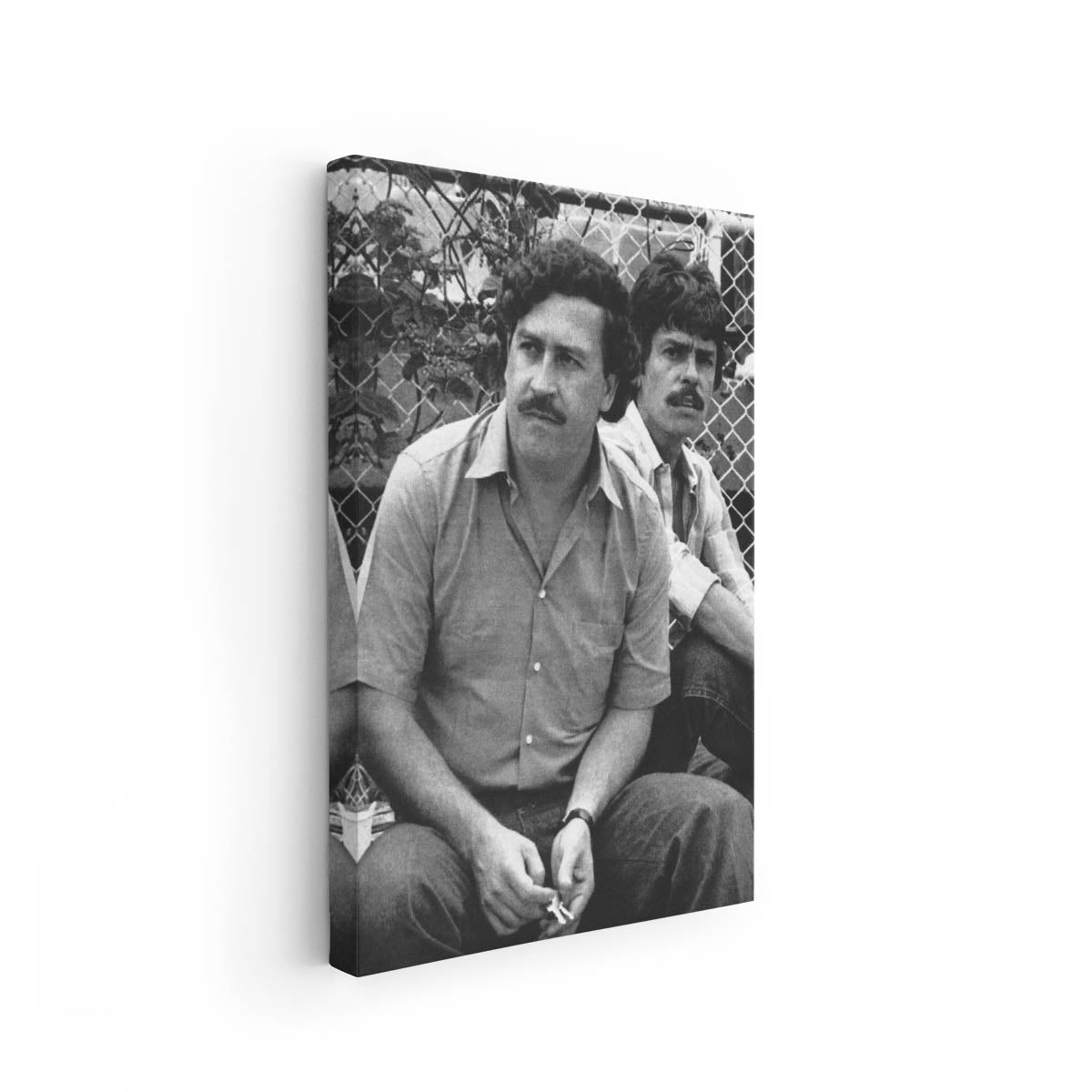 Pablo Escobar Watching Football, 1977