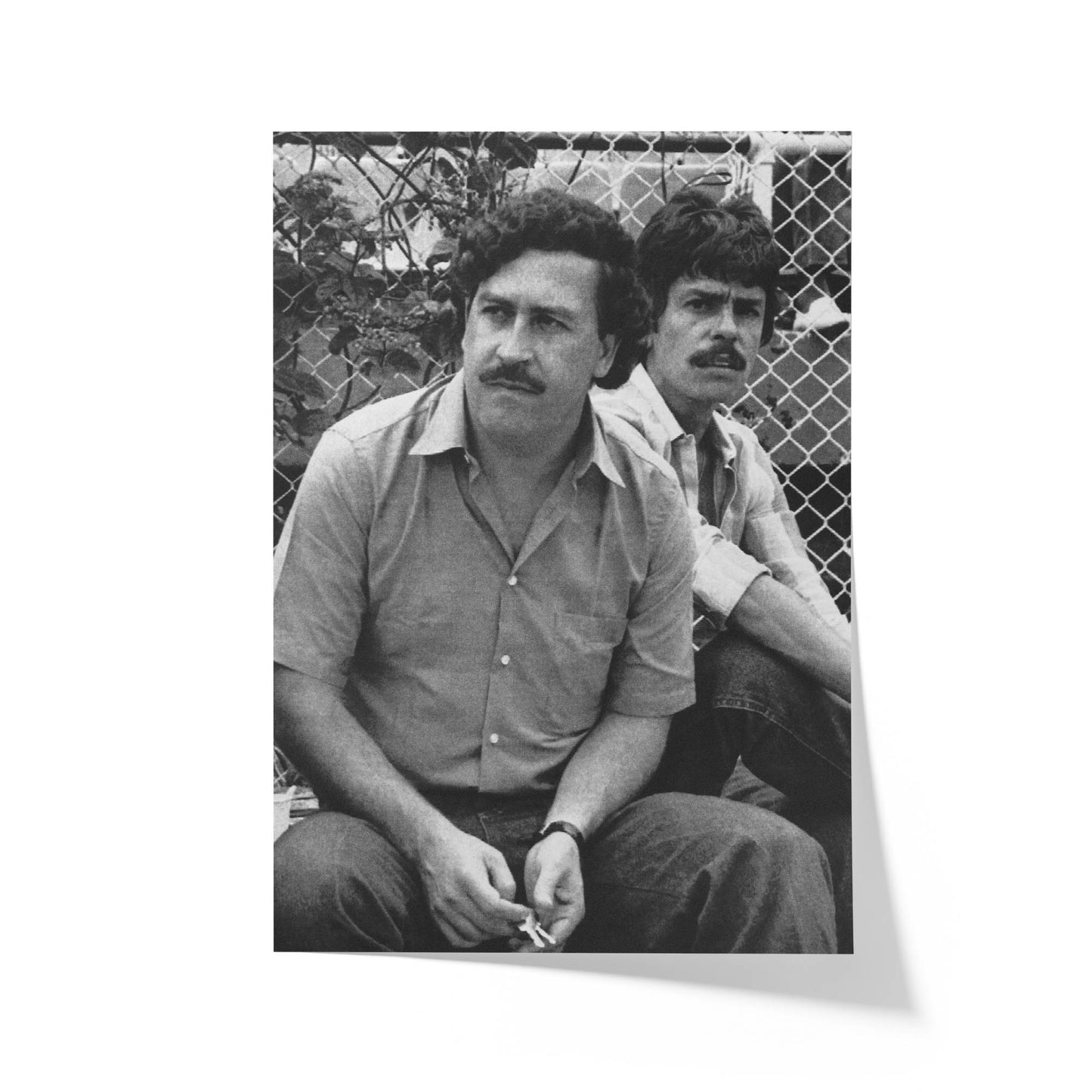 Pablo Escobar Watching Football, 1977