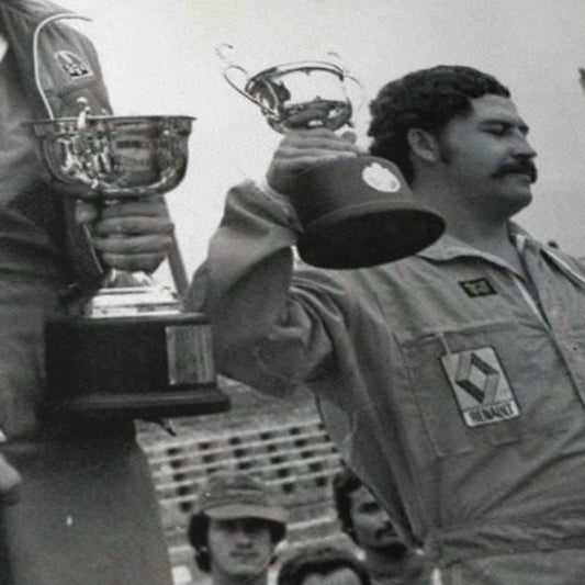 Pablo Escobar & Gustavo Gaviria Podium Copa Renault, 1979