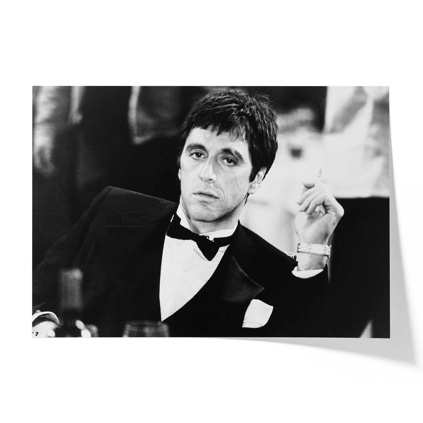 Tony Montana Pausing at the Banquet Table