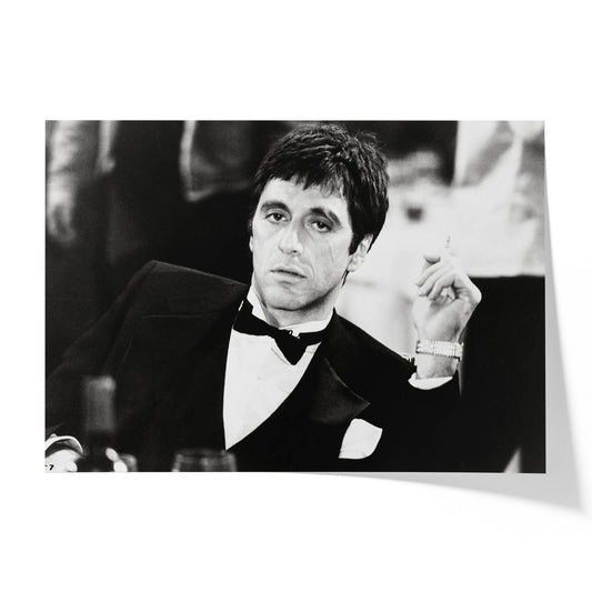 Tony Montana Pausing at the Banquet Table