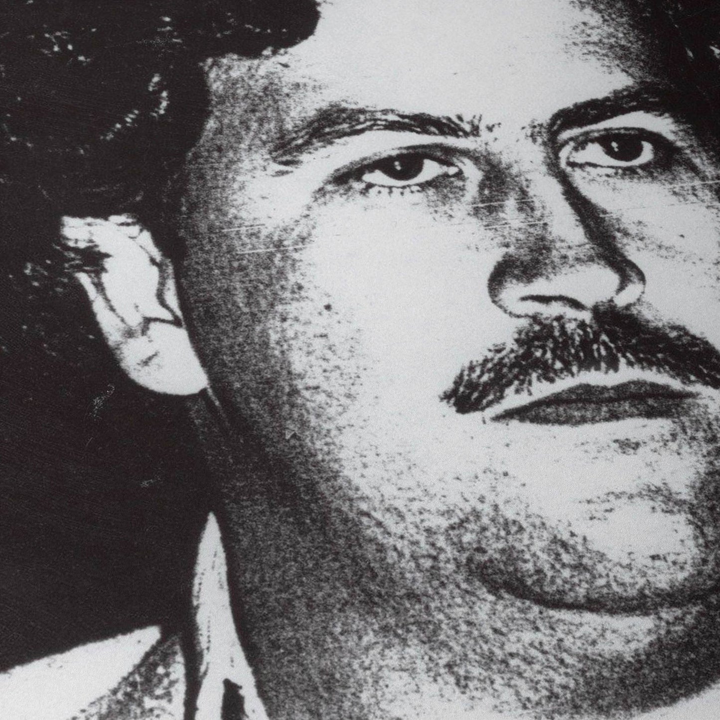 High-Contrast Portrait of Pablo Escobar