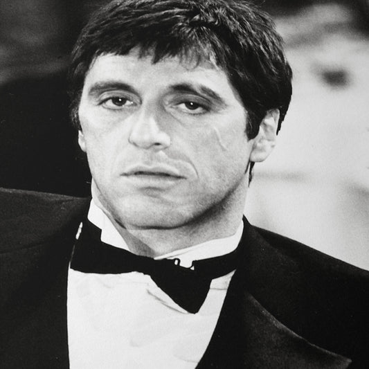 Tony Montana Pausing at the Banquet Table