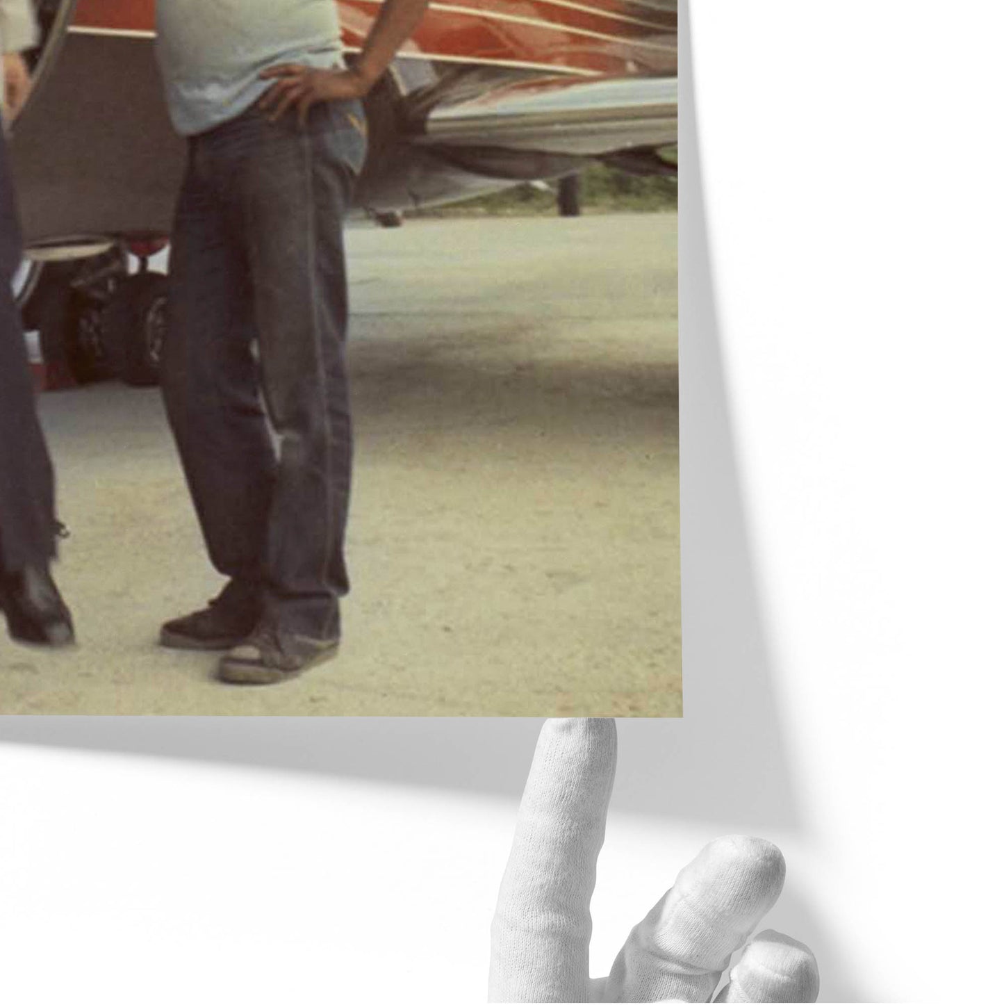 Escobar Disembarking His Private Jet, 1986