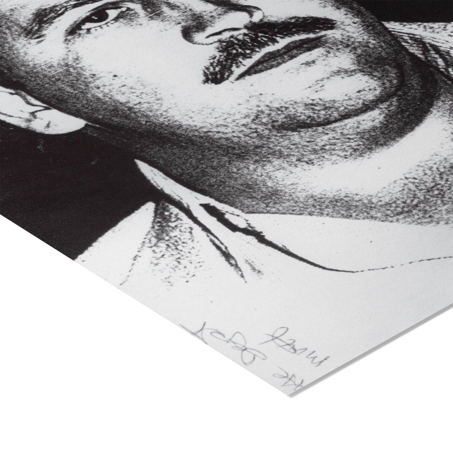 High-Contrast Portrait of Pablo Escobar