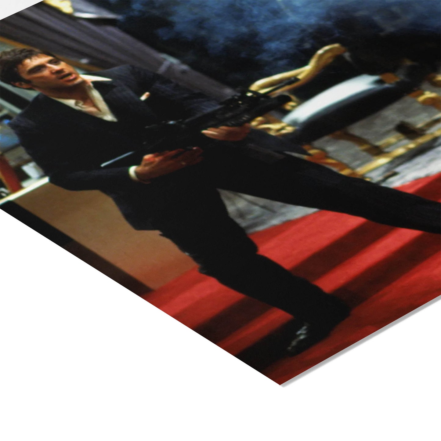 Tony Montana’s Final Stand in the Mansion Throne Room
