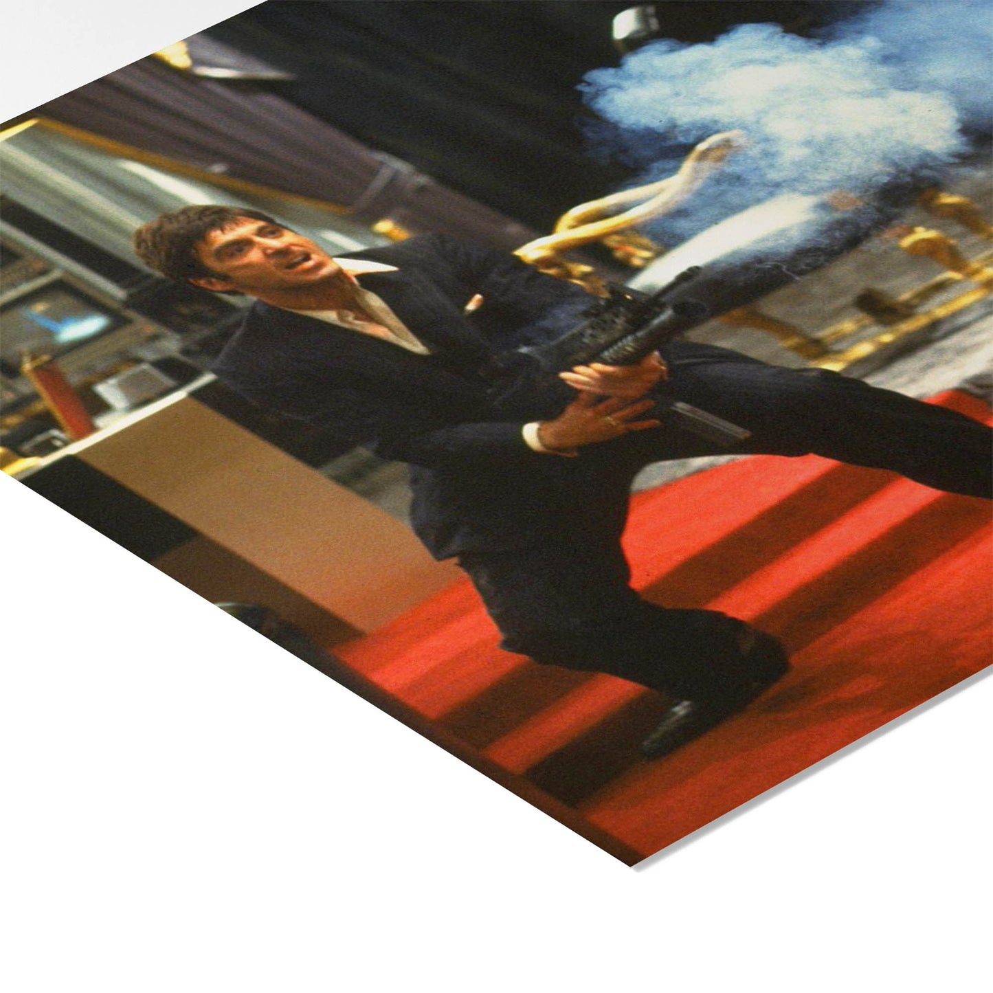 Tony Montana’s Final Stand in the Mansion Throne Room