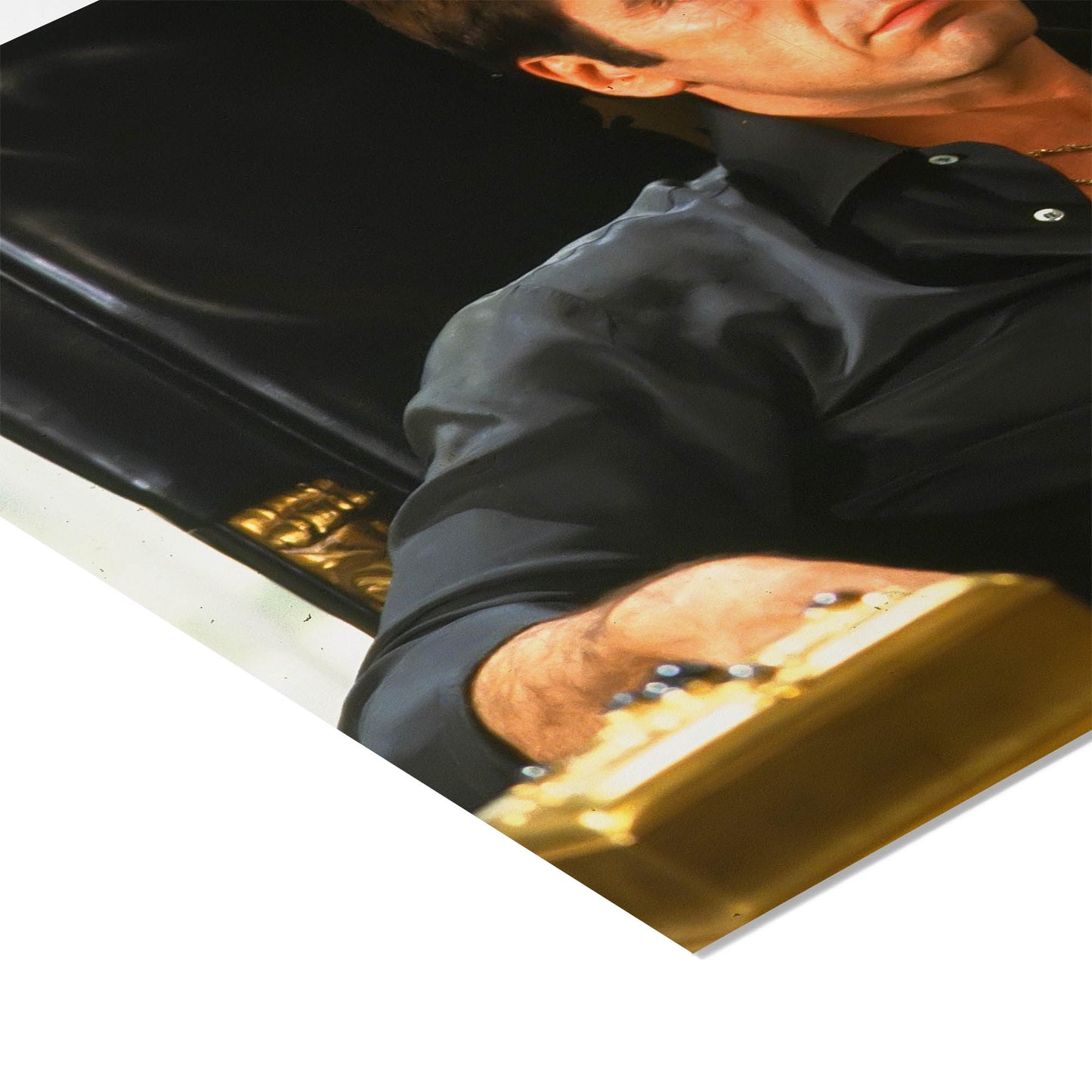Tony Montana Seated in His Office After the Takeover
