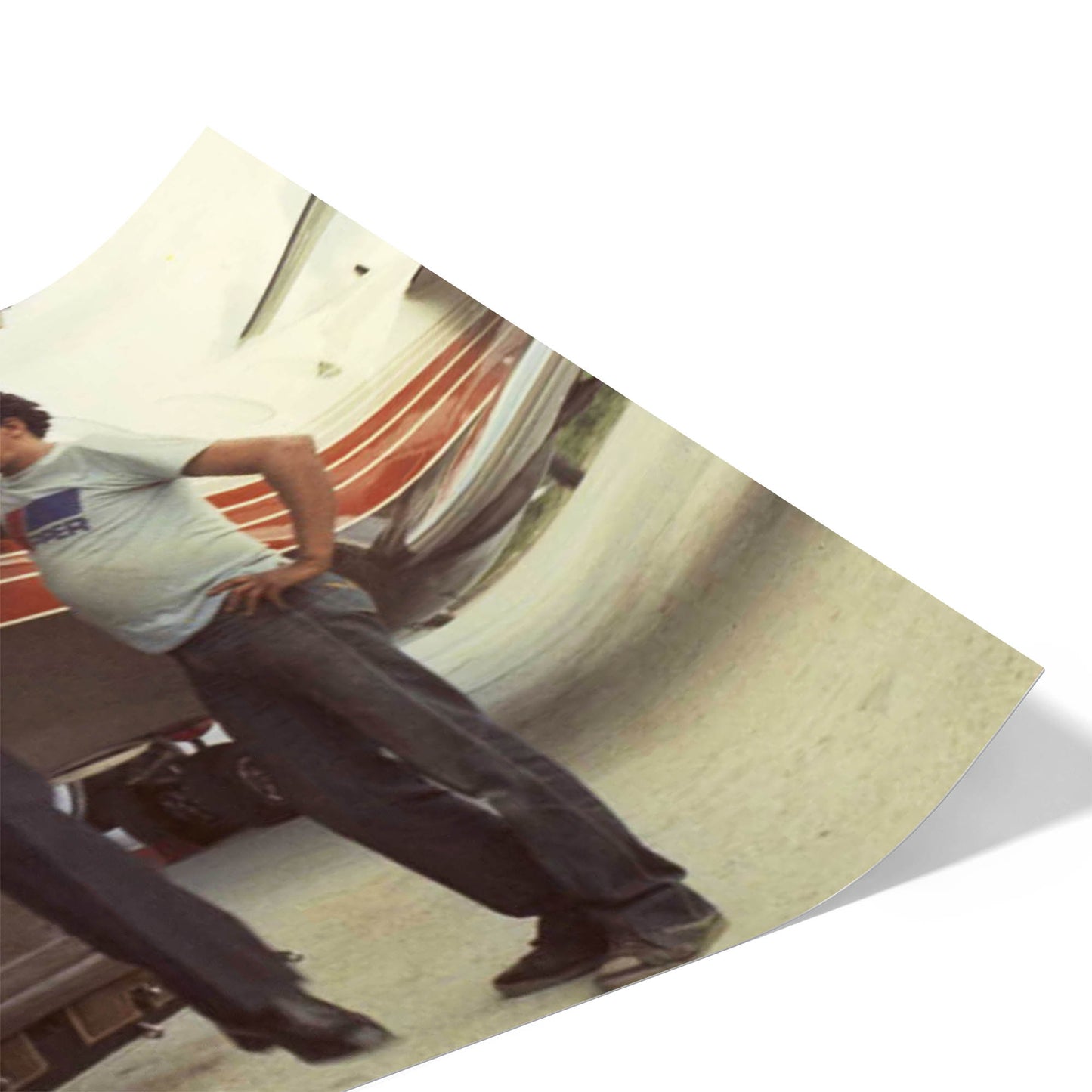 Escobar Disembarking His Private Jet, 1986