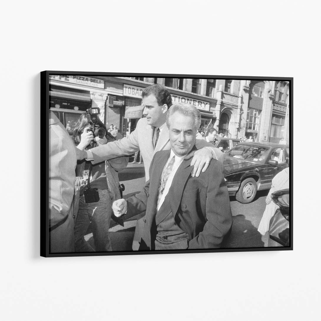 Gotti with Bodyguard, 1990