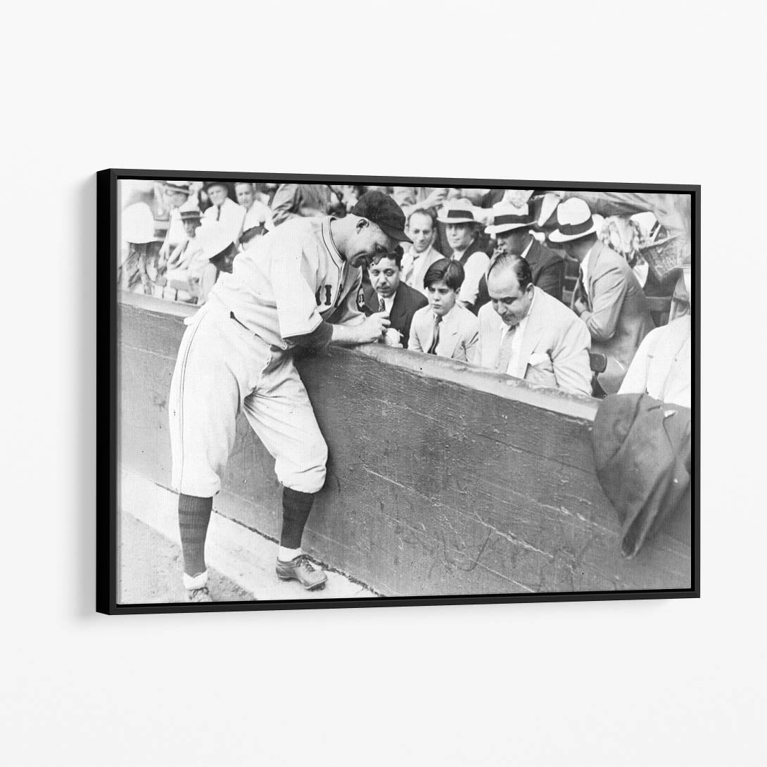 Capone Collects an Autograph, 1931