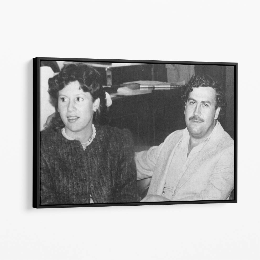 Pablo Escobar and María Victoria Henao in a Private Office, 1983
