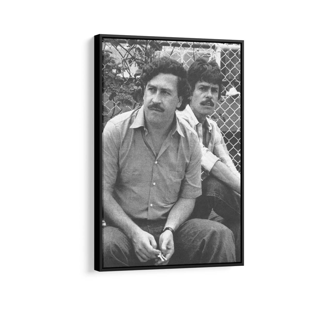 Pablo Escobar Watching Football, 1977
