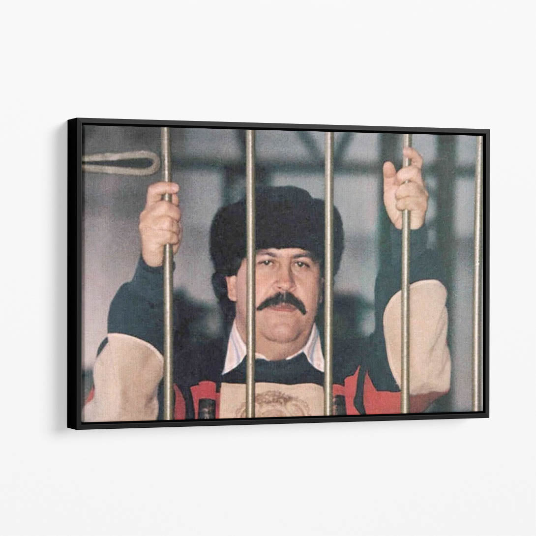 Escobar Behind Bars at La Catedral, 1991