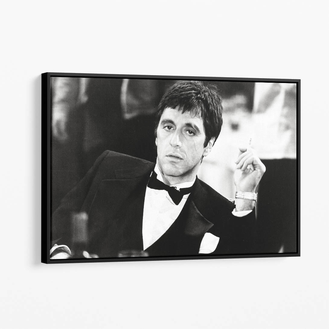 Tony Montana Pausing at the Banquet Table