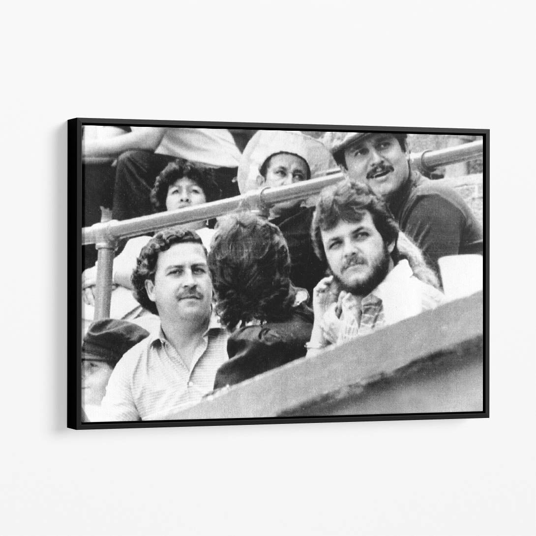 Pablo Escobar at a Stadium, 1984