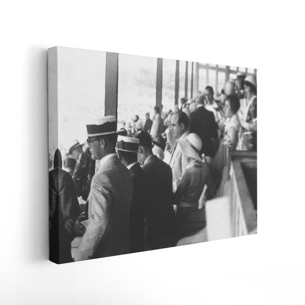 Capone Among Spectators, 1931