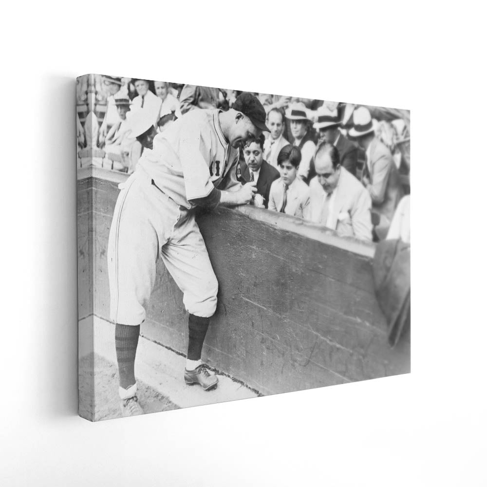 Capone Collects an Autograph, 1931