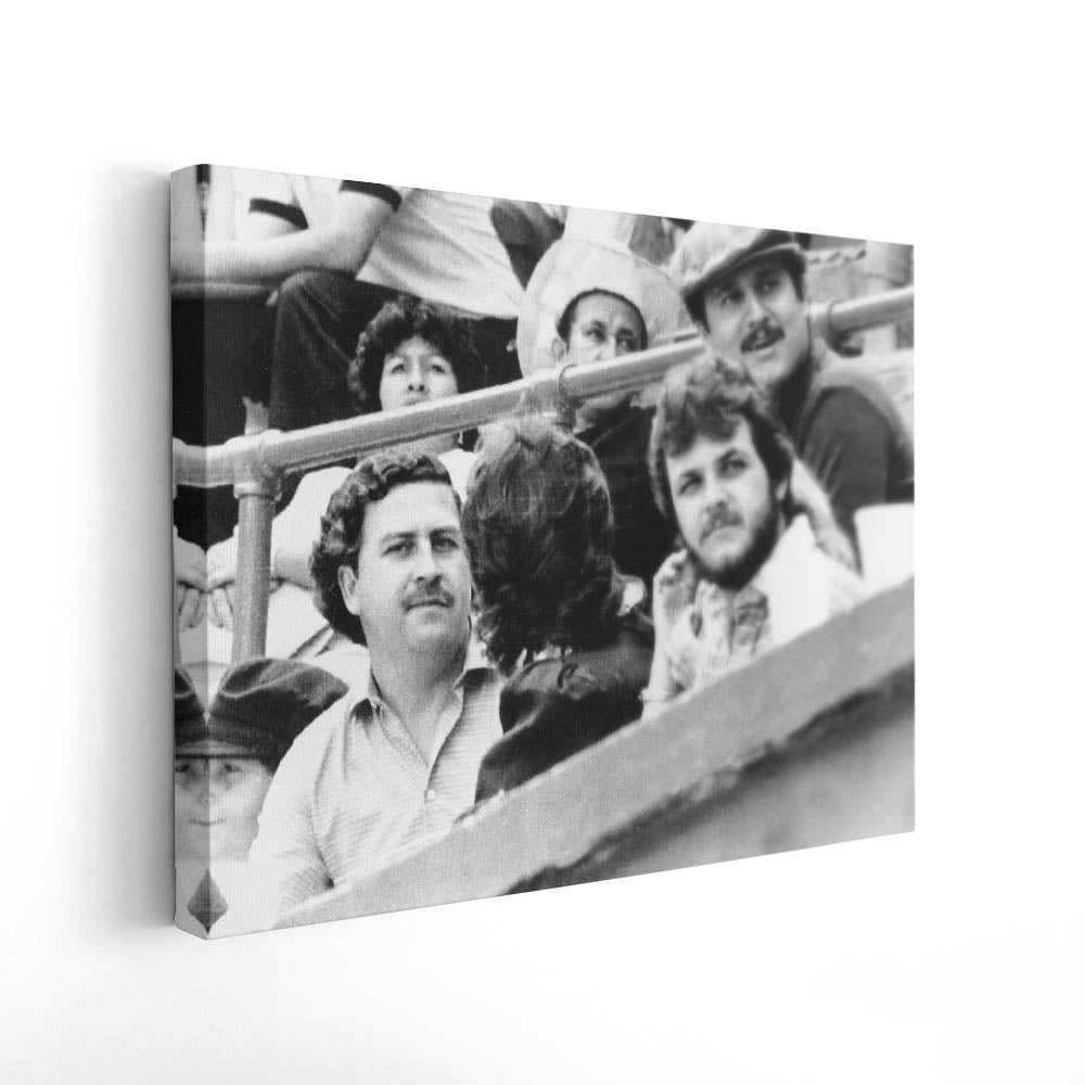 Pablo Escobar at a Stadium, 1984