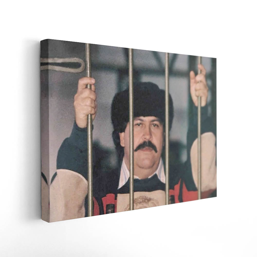 Escobar Behind Bars at La Catedral, 1991