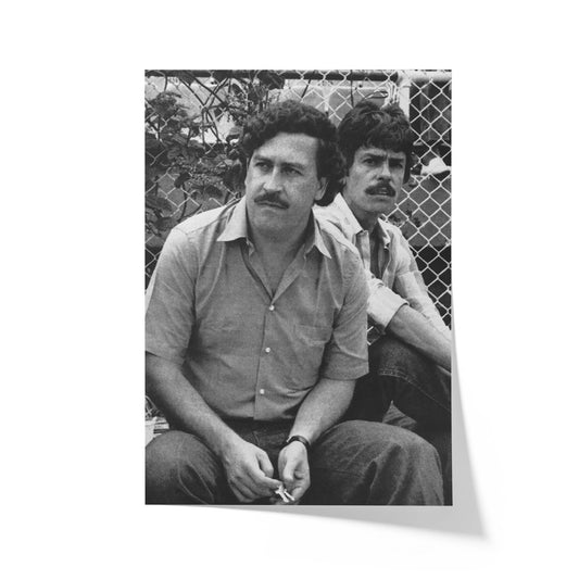 Pablo Escobar Watching Football, 1977