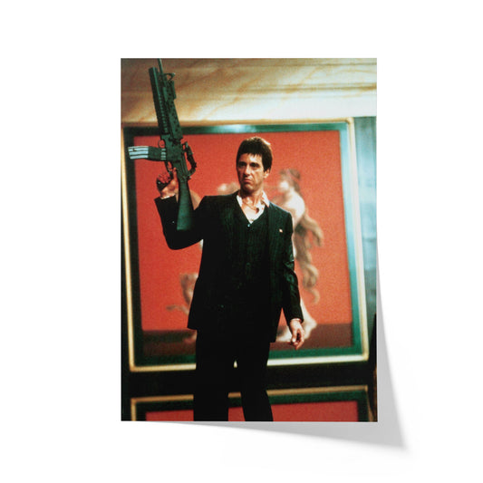 Tony Montana Defending His Mansion