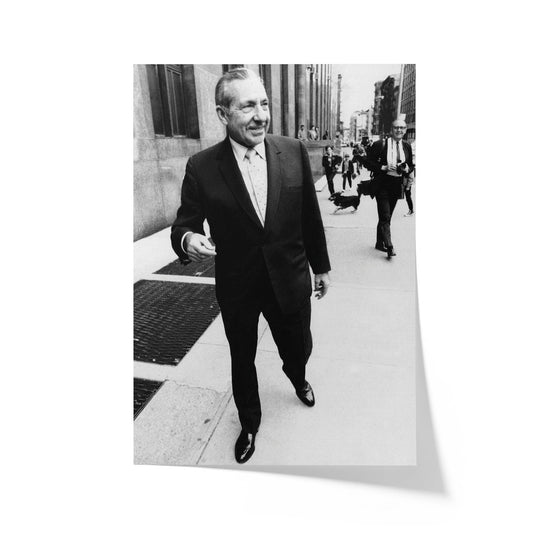 Costello on the Sidewalk