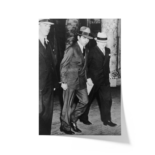 Lucky Luciano Under Guard, 1936