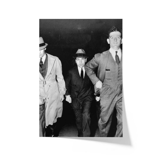 Luciano Under Arrest, 1931