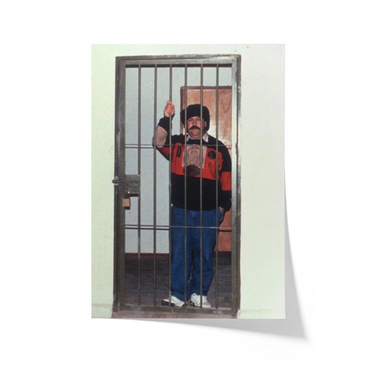 Escobar in La Catedral Prison, 1991