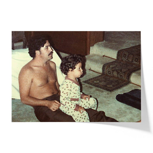 Escobar at Home with His Son, 1982