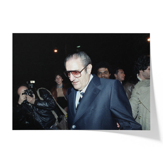 Paul Castellano Leaving Manhattan Criminal Court, 1985