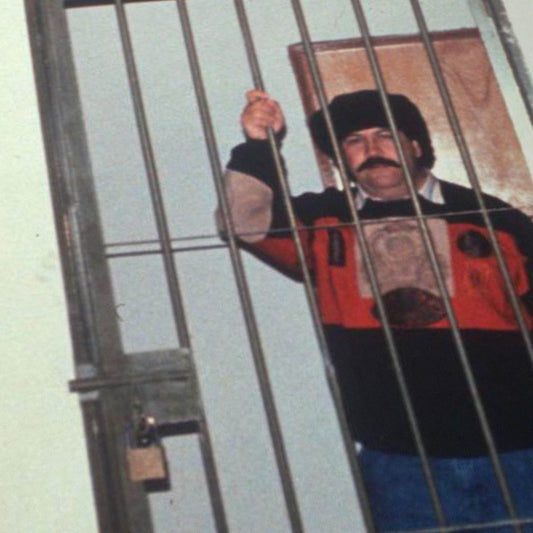 Escobar in La Catedral Prison, 1991