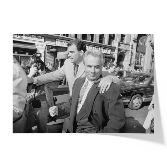 Gotti with Bodyguard, 1990