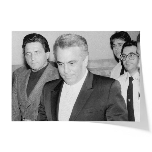 Gotti Escorted from Court, 1992