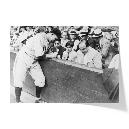 Capone Collects an Autograph, 1931