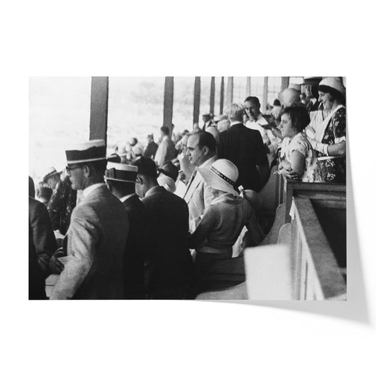 Capone Among Spectators, 1931
