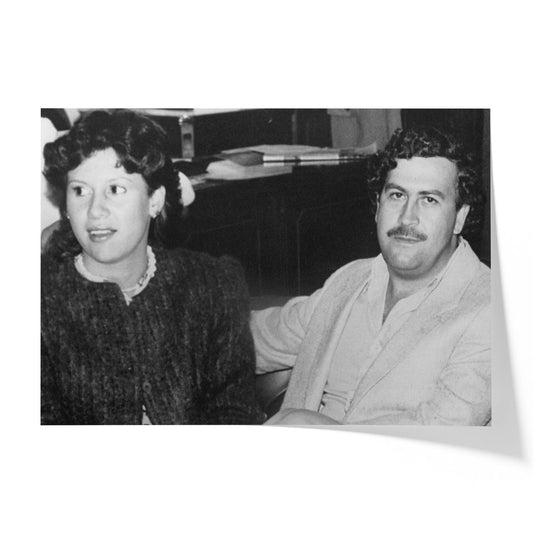 Pablo Escobar and María Victoria Henao in a Private Office, 1983