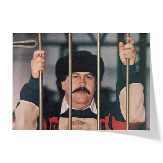Escobar Behind Bars at La Catedral, 1991