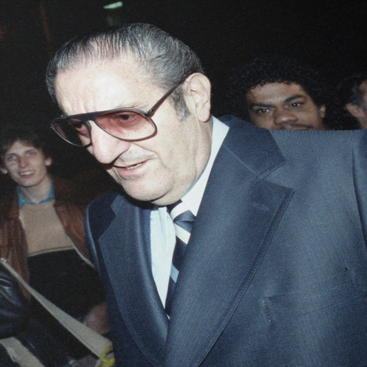 Paul Castellano Leaving Manhattan Criminal Court, 1985