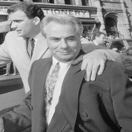 Gotti with Bodyguard, 1990