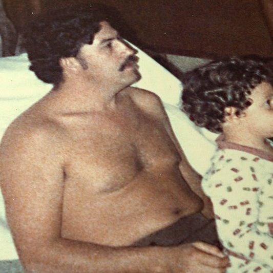Escobar at Home with His Son, 1982